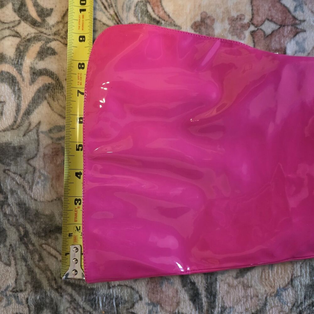 London Rag Women's Thigh-High Pink Boots High Heels Size 9 Side Zip - Picture 6 of 10